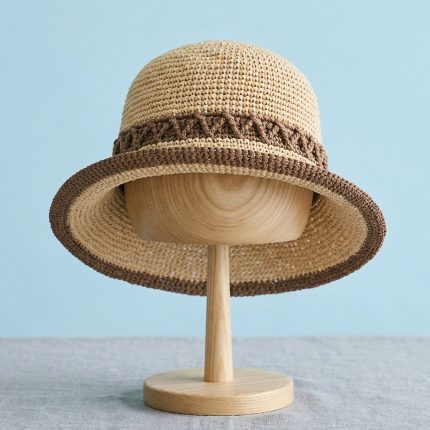 【自選組合材料包】hamanaka andaria soft 優雅雙色夏日太陽帽材料包