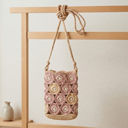 【自選組合材料包】hamanaka andaria soft 荷葉邊方形tote手袋材料包 (b) (複製)