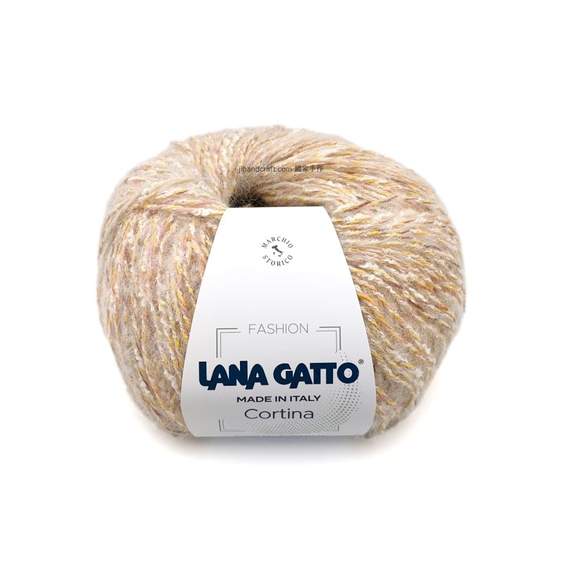 意大利lana gatto cortina 微閃羊駝毛棉冷 (31374))